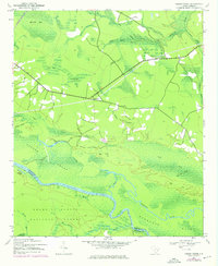 Cedar Creek 1942 topographic map thumbnail
