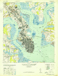 Charleston 1948 topographic map thumbnail