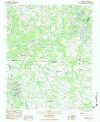Chesnee 1983 topographic map thumbnail