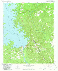 Clarks Hill 1964 topographic map thumbnail