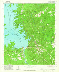 Clarks Hill 1964 topographic map thumbnail