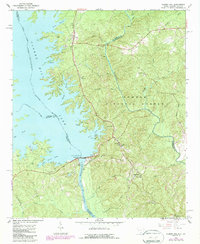 Clarks Hill 1964 topographic map thumbnail