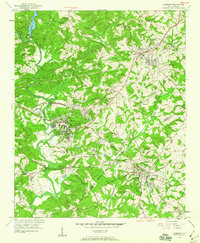 Clemson 1951 topographic map thumbnail