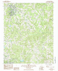 Clover 1985 topographic map thumbnail