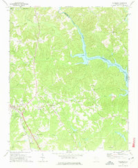 Cokesbury 1971 topographic map thumbnail
