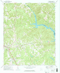 Cokesbury 1971 topographic map thumbnail