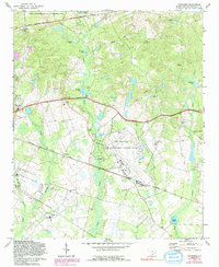 Congaree 1972 topographic map thumbnail