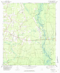 Cottageville 1980 topographic map thumbnail