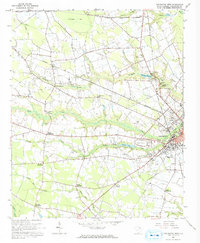 Darlington West 1963 topographic map thumbnail
