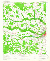 Darlington West 1963 topographic map thumbnail
