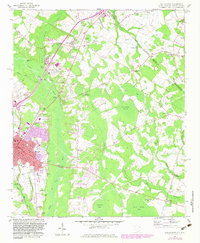 Dillon East 1976 topographic map thumbnail