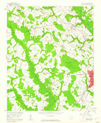 Dillon West 1960 topographic map thumbnail