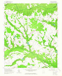 Dovesville 1963 topographic map thumbnail