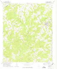 Due West 1971 topographic map thumbnail