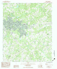 Easley 1983 topographic map thumbnail