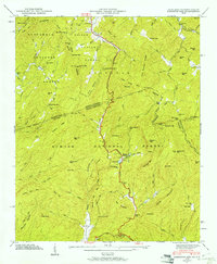 Eastatoe Gap 1946 topographic map thumbnail