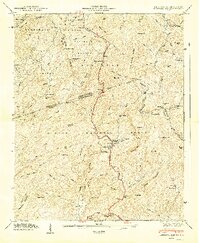 Eastatoe Gap topographic map thumbnail