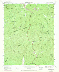 Eastatoe Gap 1946 topographic map thumbnail