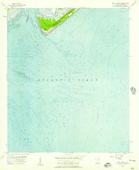 Edisto Beach 1956 topographic map thumbnail