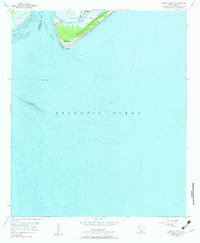 Edisto Beach 1956 topographic map thumbnail