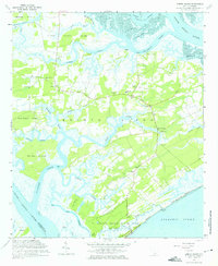 Edisto Island 1960 topographic map thumbnail