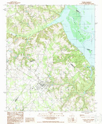 Elloree 1988 topographic map thumbnail