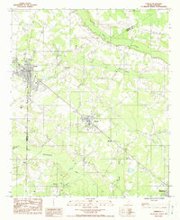 Fairfax 1988 topographic map thumbnail