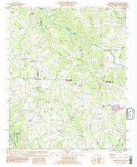 Fingerville East 1993 topographic map thumbnail