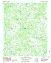Fingerville West 1983 topographic map thumbnail