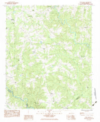 Fork Shoals 1983 topographic map thumbnail