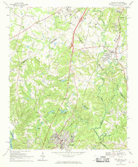 Fort Mill 1968 topographic map thumbnail