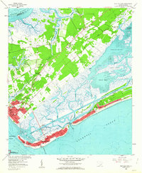 Fort Moultrie 1959 topographic map thumbnail