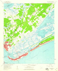 Fort Moultrie 1959 topographic map thumbnail
