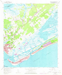 Fort Moultrie 1959 topographic map thumbnail
