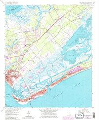 Fort Moultrie 1959 topographic map thumbnail