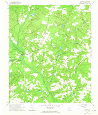 Foxtown 1964 topographic map thumbnail