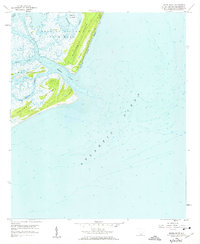 Fripps Inlet topographic map thumbnail