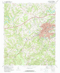 Gaffney 1971 topographic map thumbnail