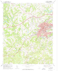 Gaffney 1971 topographic map thumbnail
