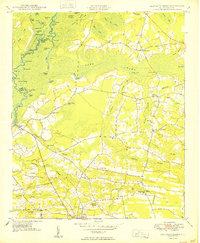 Galivants Ferry 1950 topographic map thumbnail