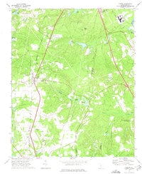 Gaston 1972 topographic map thumbnail
