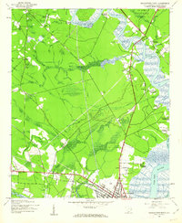 Georgetown North 1943 topographic map thumbnail