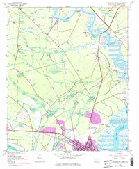 Georgetown North 1943 topographic map thumbnail