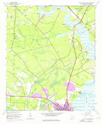 Georgetown North 1943 topographic map thumbnail