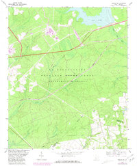Girard NE 1964 topographic map thumbnail
