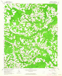 Goretown 1962 topographic map thumbnail