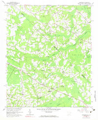 Goretown 1962 topographic map thumbnail