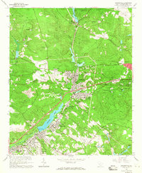 Graniteville 1964 topographic map thumbnail