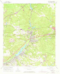 Graniteville 1971 topographic map thumbnail