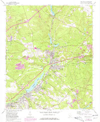 Graniteville 1964 topographic map thumbnail
